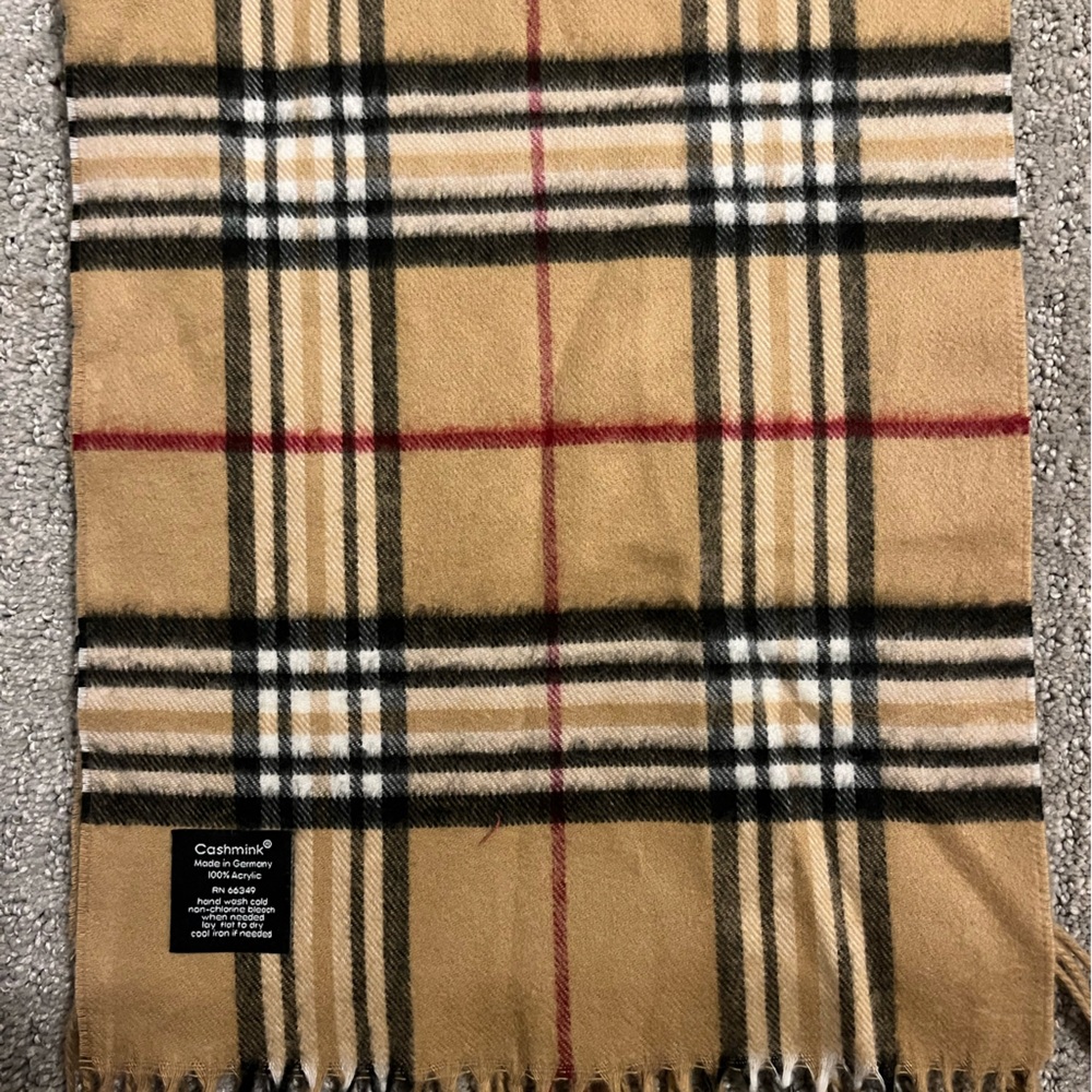 New Cashmink Plaid Scarf